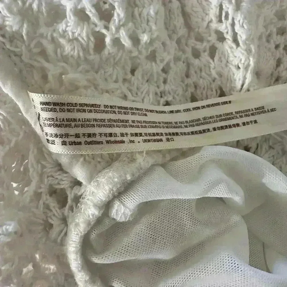 NWOT Free People Desert‎ Daze Boho Bodysuit Crochet | White | SZ XS